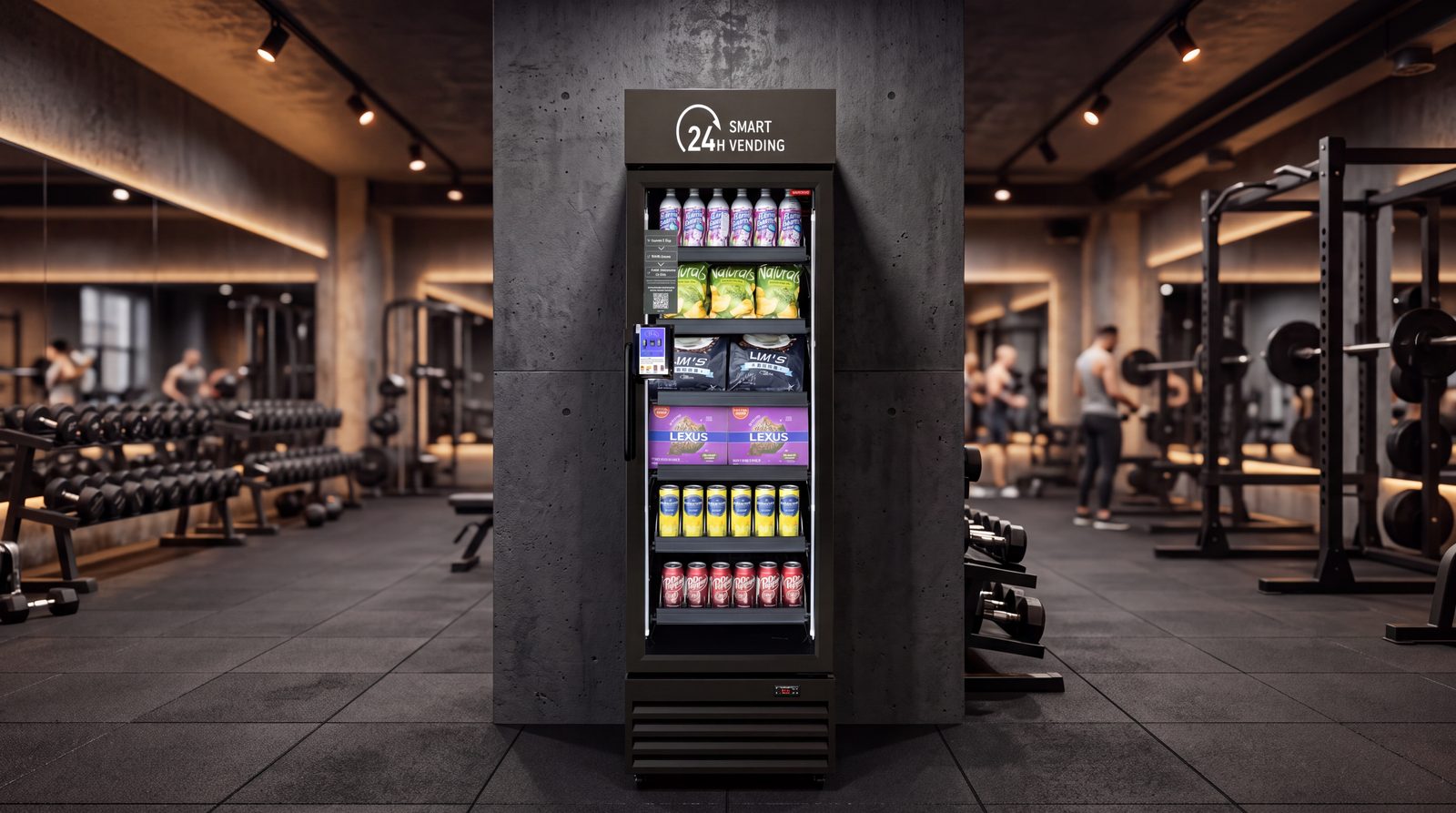 GrabnGo Mini in a gym